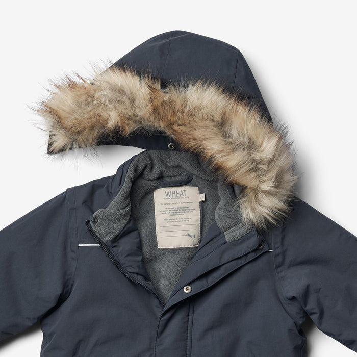 Wheat Outerwear Jacket Kasper Tech Jacket 1108 dark blue