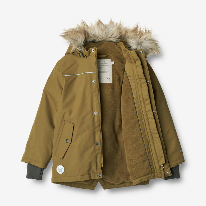 Wheat Outerwear Jacket Kasper Tech Jacket 4101 dry moss