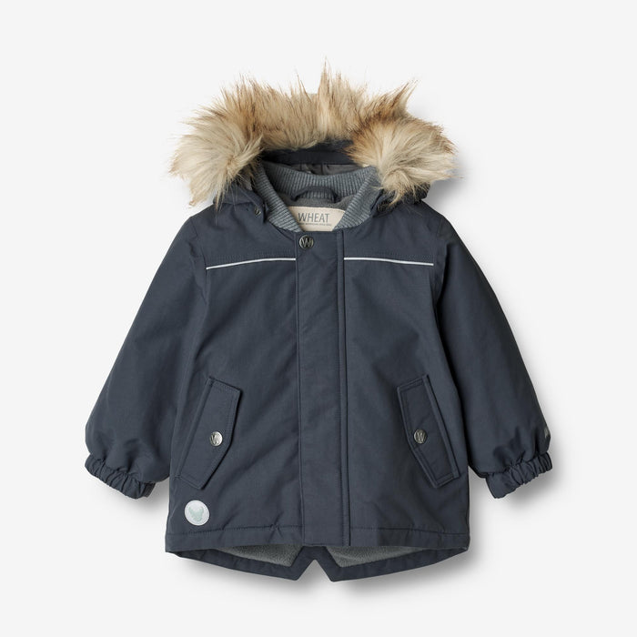 Wheat Outerwear Jacket Kasper Tech | Baby Jacket 1108 dark blue