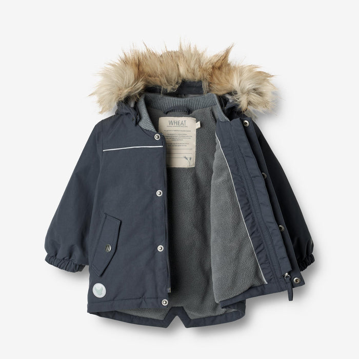 Wheat Outerwear Jacket Kasper Tech | Baby Jacket 1108 dark blue