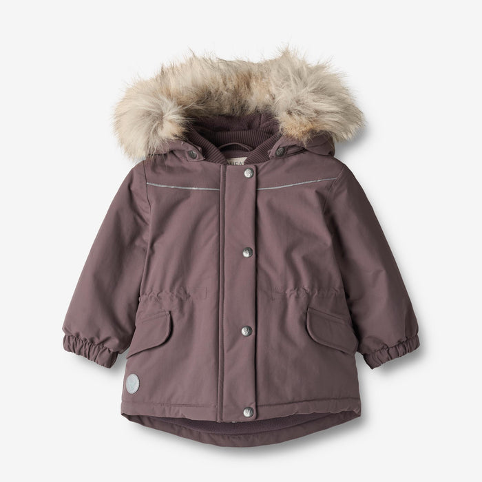 Wheat Outerwear Jacket Mathilde Tech | Baby Jacket 2378 plum