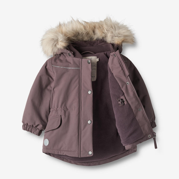 Wheat Outerwear Jacket Mathilde Tech | Baby Jacket 2378 plum