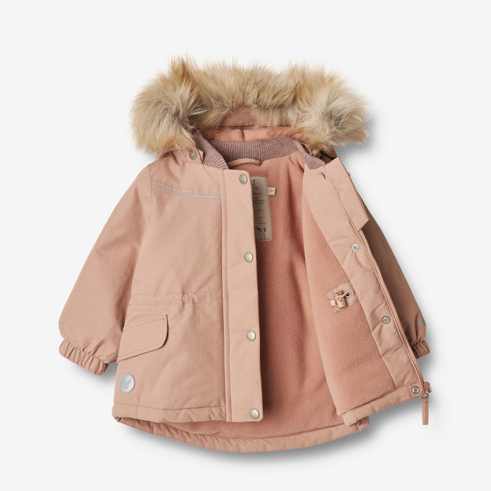 Wheat Outerwear Jacket Mathilde Tech | Baby Jacket 2031 rose dawn