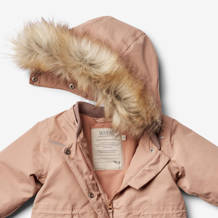 Wheat Outerwear Jacket Mathilde Tech | Baby Jacket 2031 rose dawn
