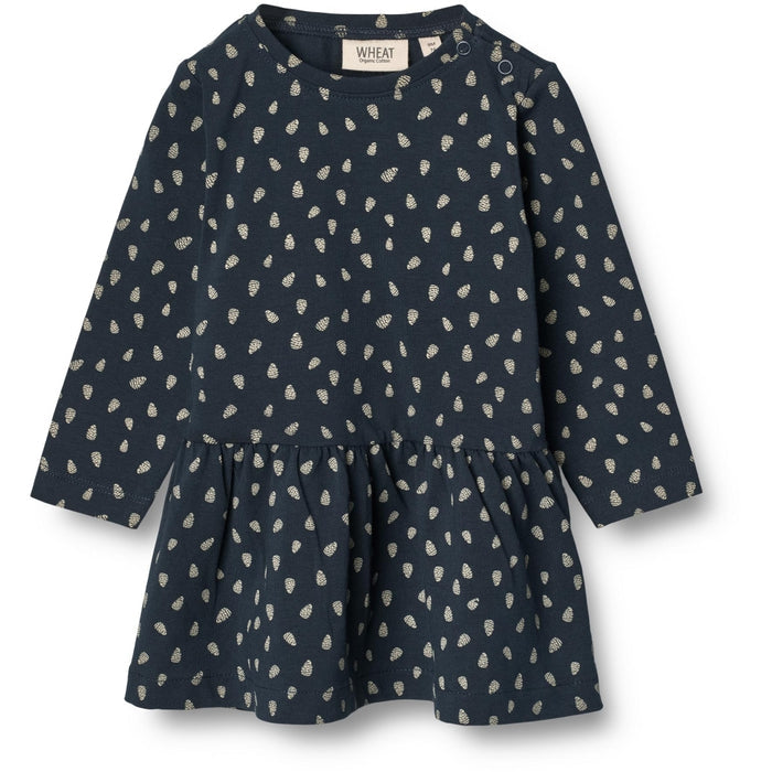 Wheat Main Jersey Dress Bessie Dress 1435 navy sprucecone