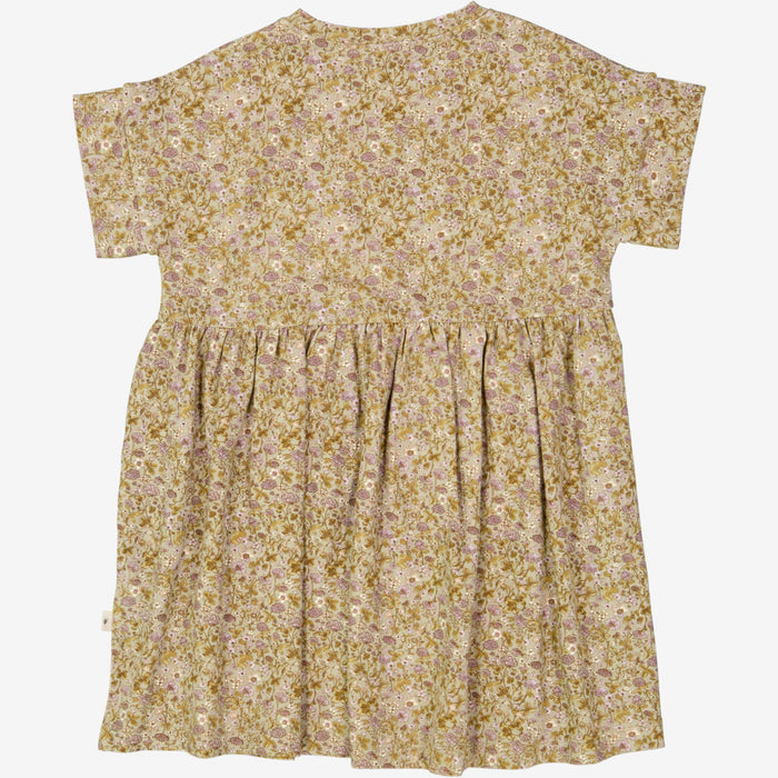 Wheat Main  Jersey Dress Emilie Dress 5057 fossil flowers