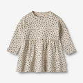 Wheat Main Jersey Dress Emmy | Baby Dress 3241 soft beige clover