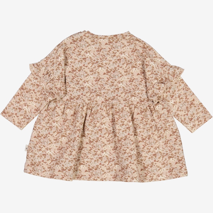 Wheat Main  Jersey Dress Lilja | Baby Dress 1359 pale lilac flowers