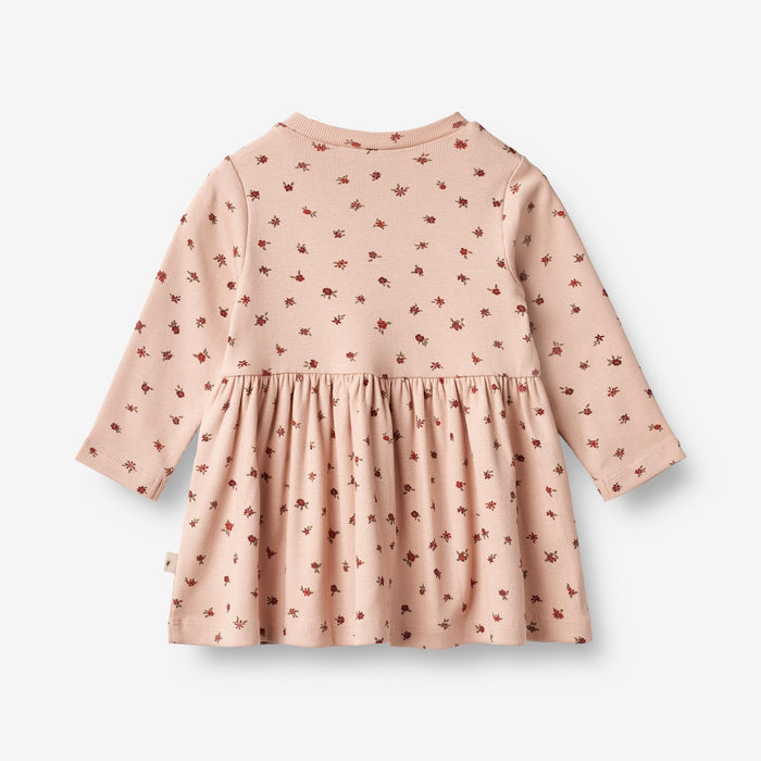 Wheat Main Jersey Dress Ryle | Baby Dress 2359 pink sand flowers