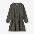 Wheat Main Jersey Dress Selena Dress 0028 black coal small flowers