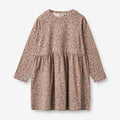 Wheat Main Jersey Dress Sessa Dress 0098 grey rose flowers