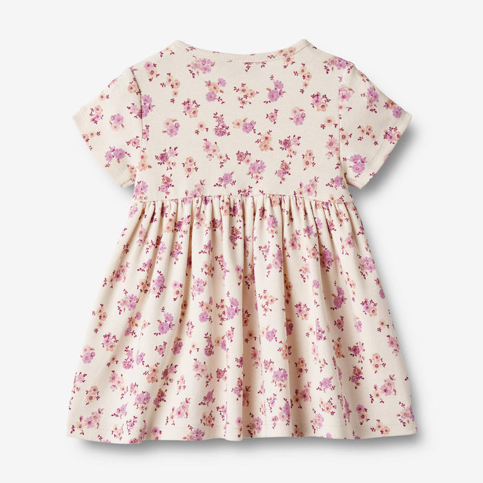 Wheat Main Jersey Dress S/S Nova Dress 1478 shell flowers