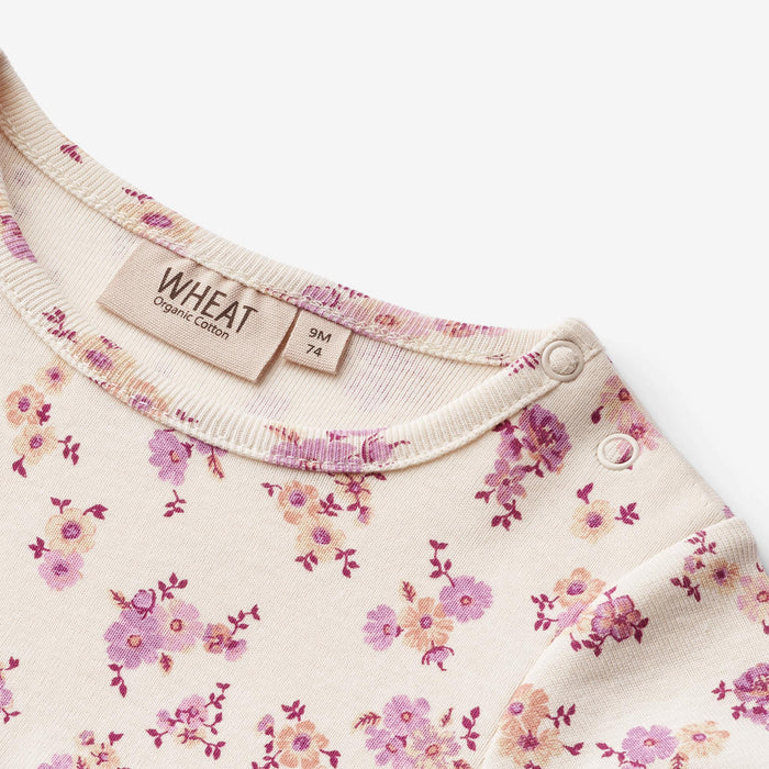 Wheat Main Jersey Dress S/S Nova Dress 1478 shell flowers