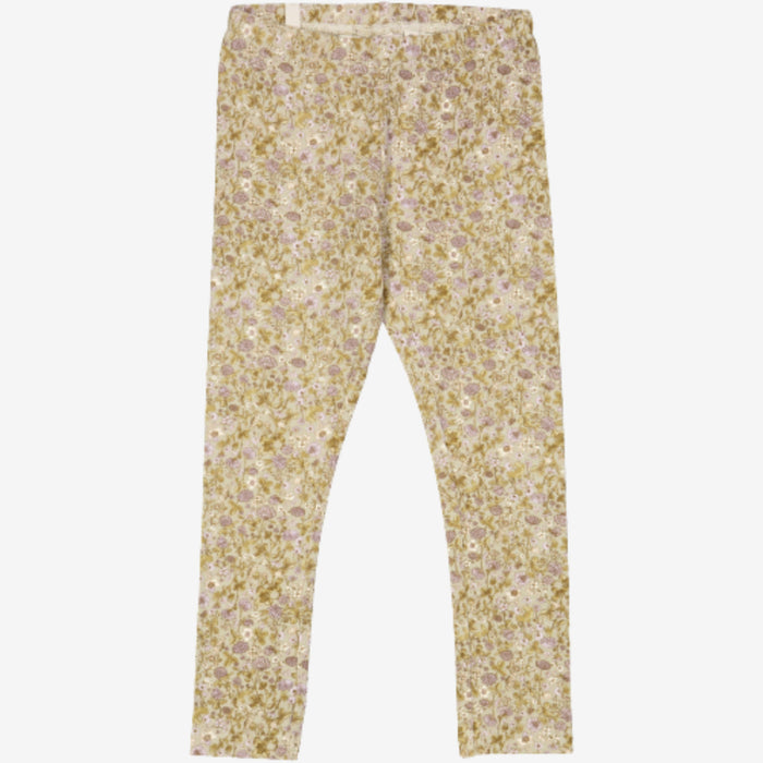 Wheat Main  Jersey Leggings Legging 5057 fossil flowers