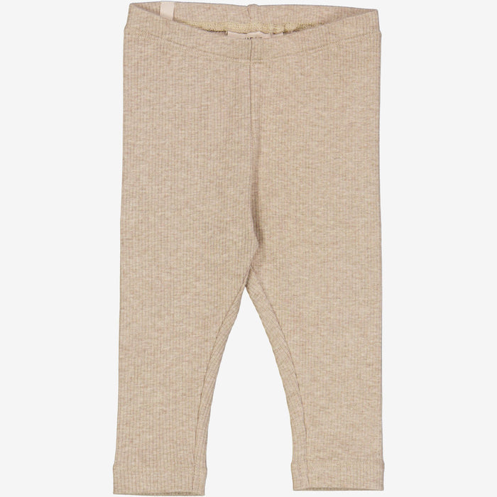 Wheat Main Jersey Leggings | Baby Legging 3306 cappuccino melange