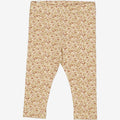 Wheat Main  Jersey Leggings | Baby Legging 3130 eggshell flowers