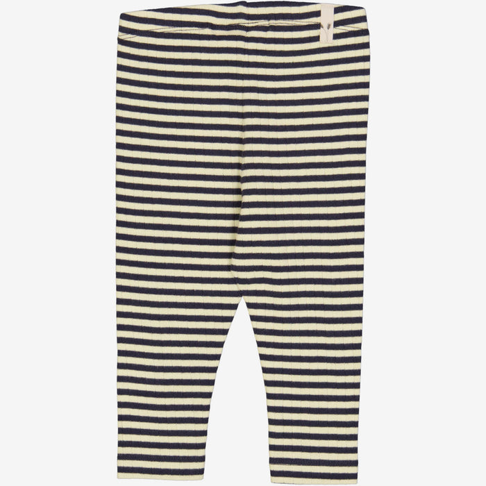 Wheat Main  Jersey Leggings | Baby Legging 1387 midnight stripe