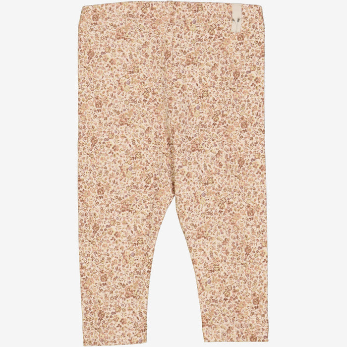 Wheat Main  Jersey Leggings | Baby Legging 2475 rose flowers