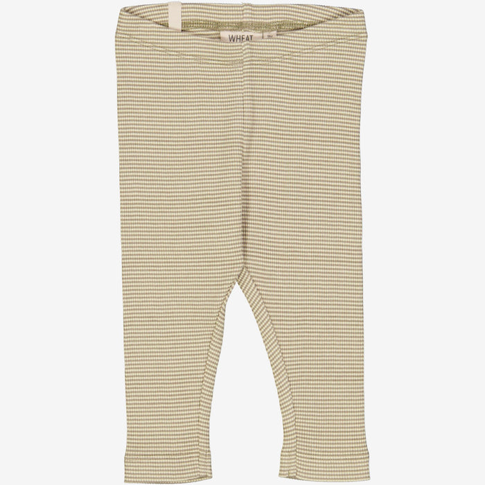 Wheat Main  Jersey Leggings | Baby Legging 1097 warm stone stripe