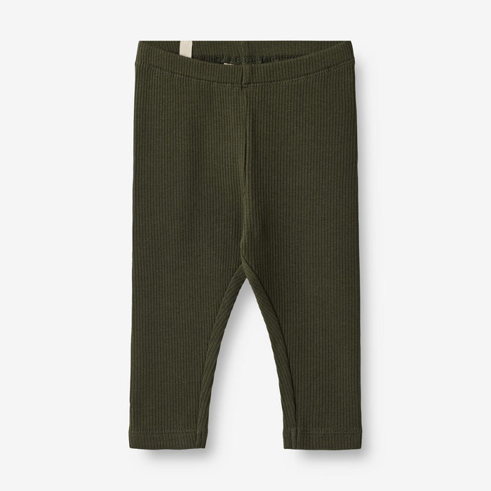 Wheat Main Jersey Leggings Jules | Baby Legging 4097 deep forest