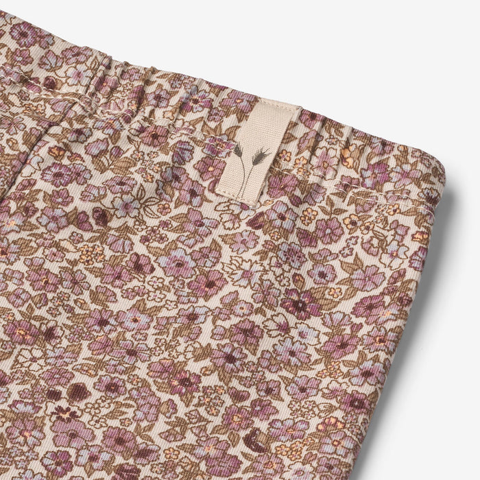 Wheat Main Jersey Leggings Jules | Baby Legging 0098 grey rose flowers