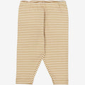 Wheat Main  Jersey Pants Silas | Baby Legging 3307 cappuccino stripe