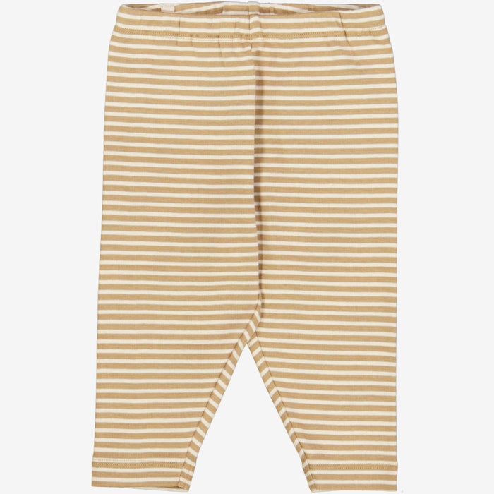 Wheat Main  Jersey Pants Silas | Baby Legging 3307 cappuccino stripe