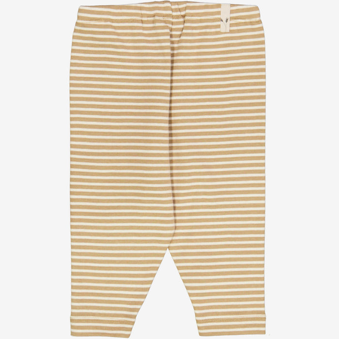 Wheat Main  Jersey Pants Silas | Baby Legging 3307 cappuccino stripe