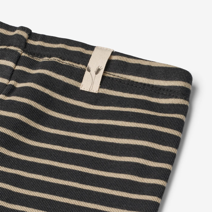 Wheat Main Jersey Pants Silas | Baby Legging 1433 navy stripe
