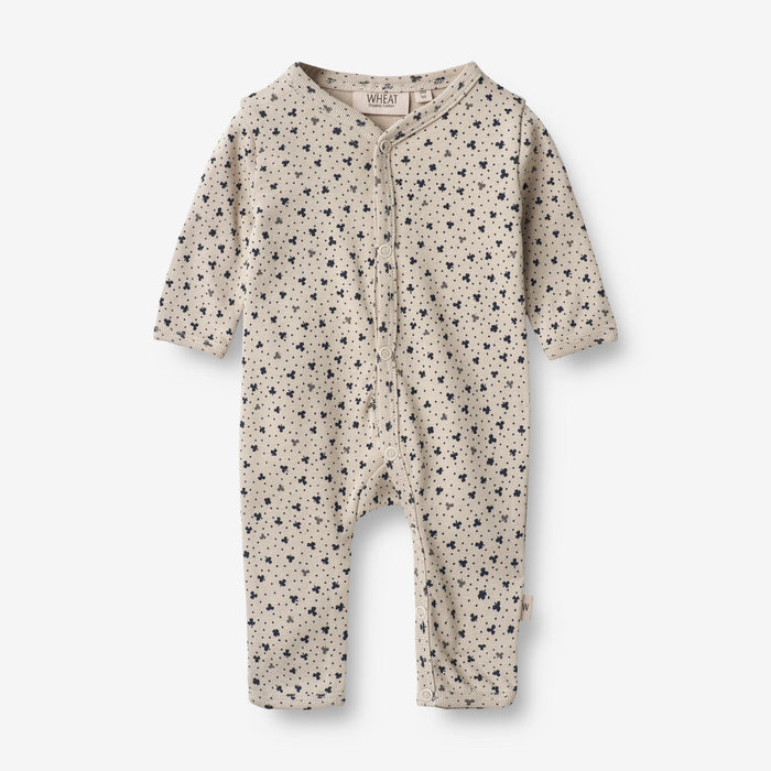 Wheat Main Jumpsuit Dusty | Baby Jumpsuit 3241 soft beige clover