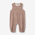 Wheat Main Jumpsuit Joey | Baby Jumpsuit 0098 grey rose flowers