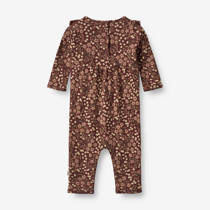 Wheat Main Jumpsuit Kira | Baby Jumpsuit 2117 aubergine berries