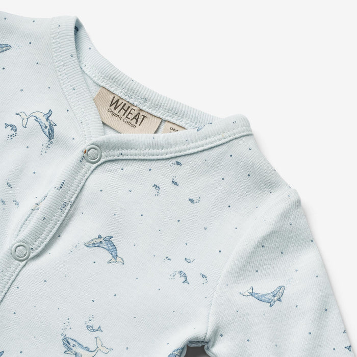 Wheat Main Jumpsuit L/S Dusty Jumpsuit 4032 light blue whales