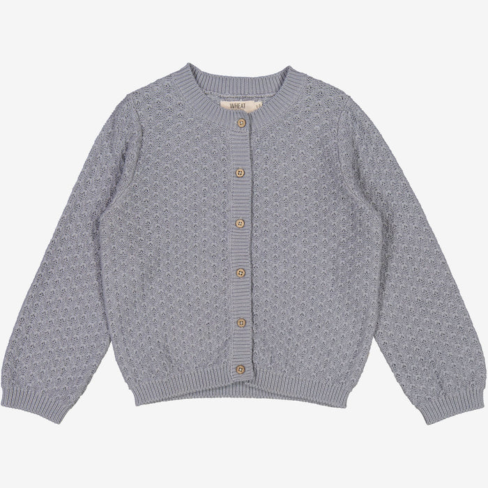 Wheat Main  Knit Cardigan Magnella Knitted Tops 1528 cloudy sky