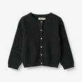 Wheat Main Knit Cardigan Magnella Knitted Tops 1432 navy