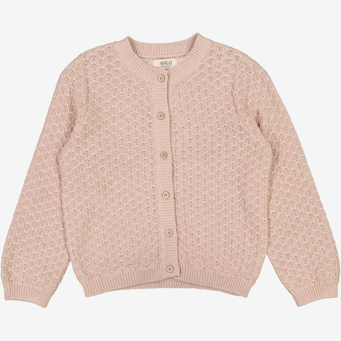 Wheat Main  Knit Cardigan Magnella Knitted Tops 1356 pale lilac