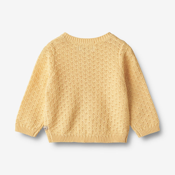 Wheat Main Knit Cardigan Magnella | Baby Knitted Tops 5001 pale apricot