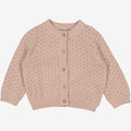 Wheat Main  Knit Cardigan Magnella | Baby Knitted Tops 1356 pale lilac