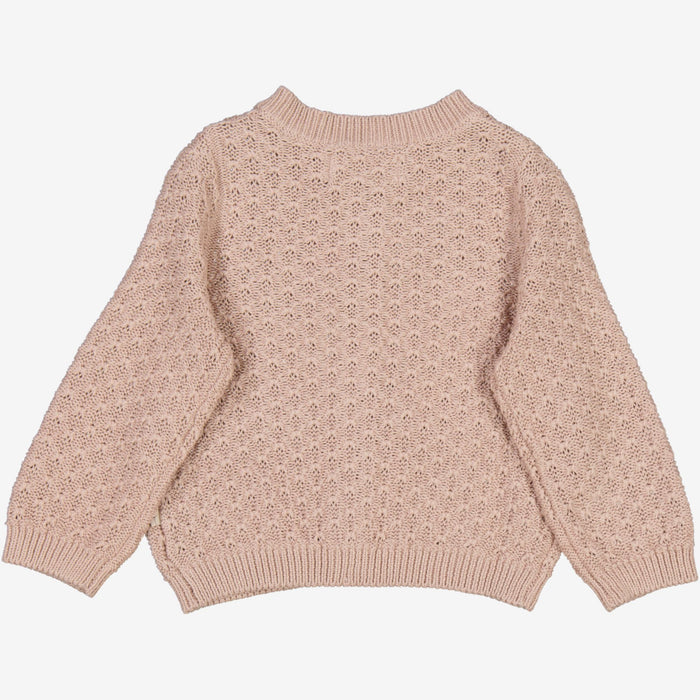 Wheat Main  Knit Cardigan Magnella | Baby Knitted Tops 1356 pale lilac