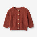 Wheat Main Knit Cardigan Magnella | Baby Knitted Tops 2072 red