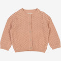 Wheat Main  Knit Cardigan Magnella | Baby Knitted Tops 2031 rose dawn