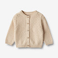 Wheat Main Knit Cardigan Magnella | Baby Knitted Tops 3336 sandshell