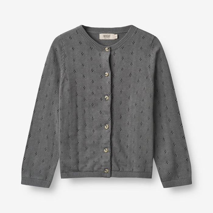 Wheat Main Knit Cardigan Maia Knitted Tops 1525 autumn sky