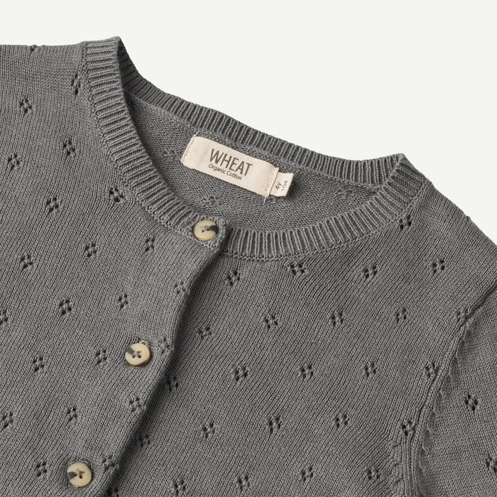Wheat Main Knit Cardigan Maia Knitted Tops 1525 autumn sky