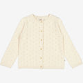Wheat Main Knit Cardigan Maia Knitted Tops 1101 cloud melange