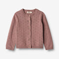 Wheat Main Knit Cardigan Maia Knitted Tops 1349 lavender rose