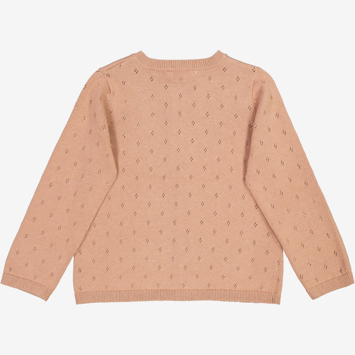 Wheat Main Knit Cardigan Maia Knitted Tops 2031 rose dawn