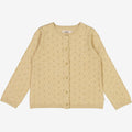Wheat Main Knit Cardigan Maia Knitted Tops 9306 seeds melange