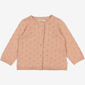 Wheat Main Knit Cardigan Maia | Baby Knitted Tops 2031 rose dawn