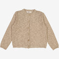 Wheat Main  Knit Cardigan Mille Knitted Tops 1096 warm stone